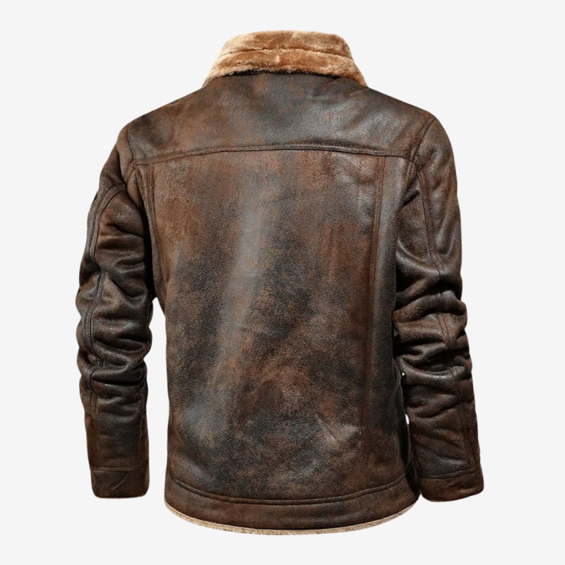 Evan | Warm and Versatile Leather Jacket