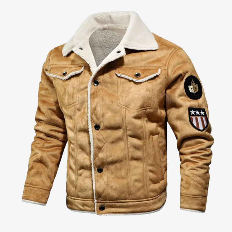 Evan | Warm and Versatile Leather Jacket