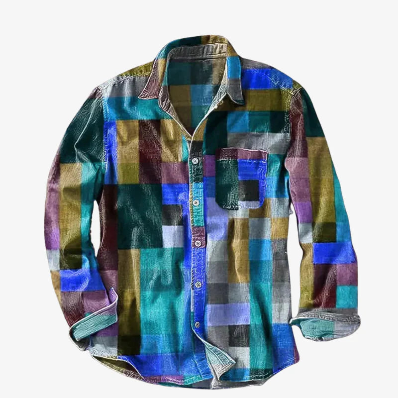Leo | Vintage patchwork cotton Polo