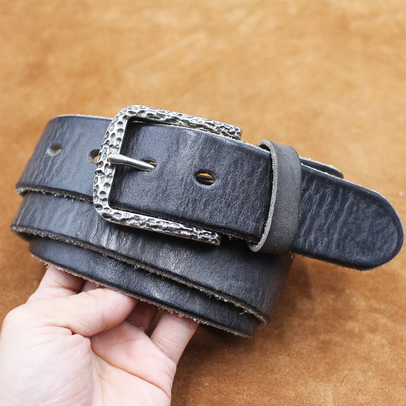 Hudson | Men's Vintage Distressed Top Layer Pure Cowhide Leather Belt