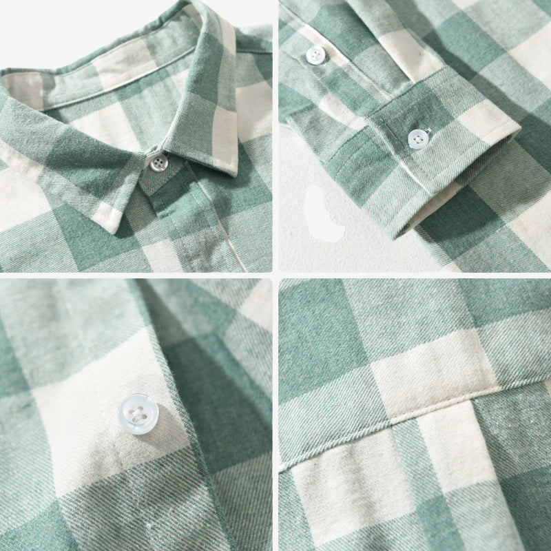 Dale | Premium Cotton Plaid Polo