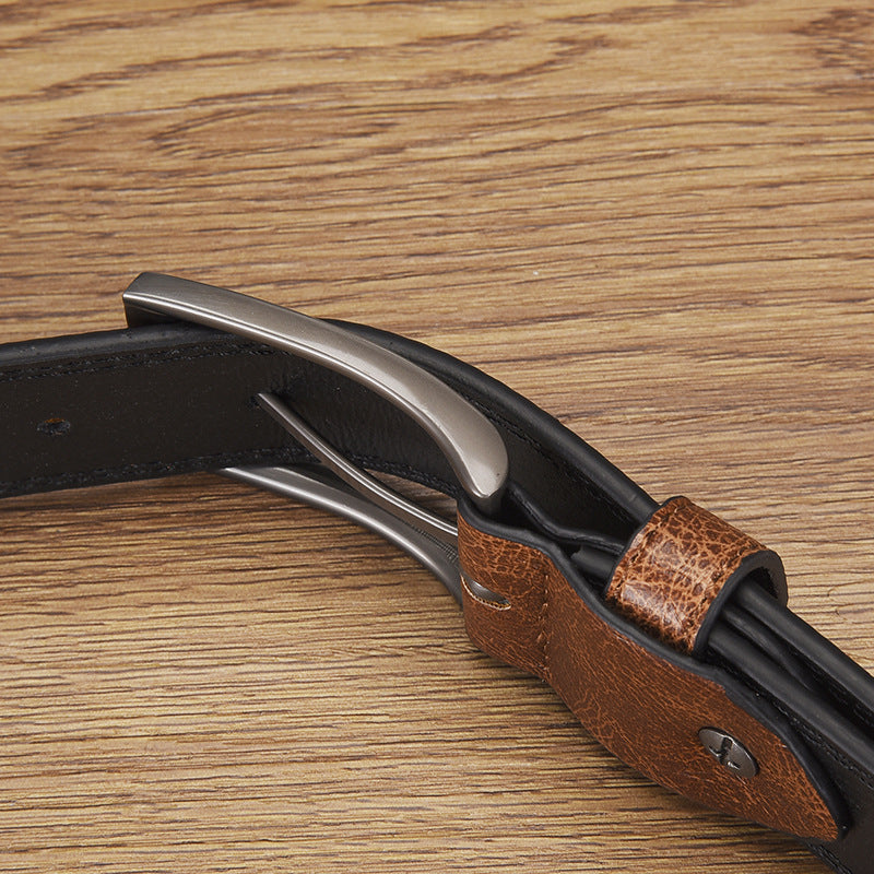 Hudson | Men's Retro All-match PU Leather Pin Buckle Belt