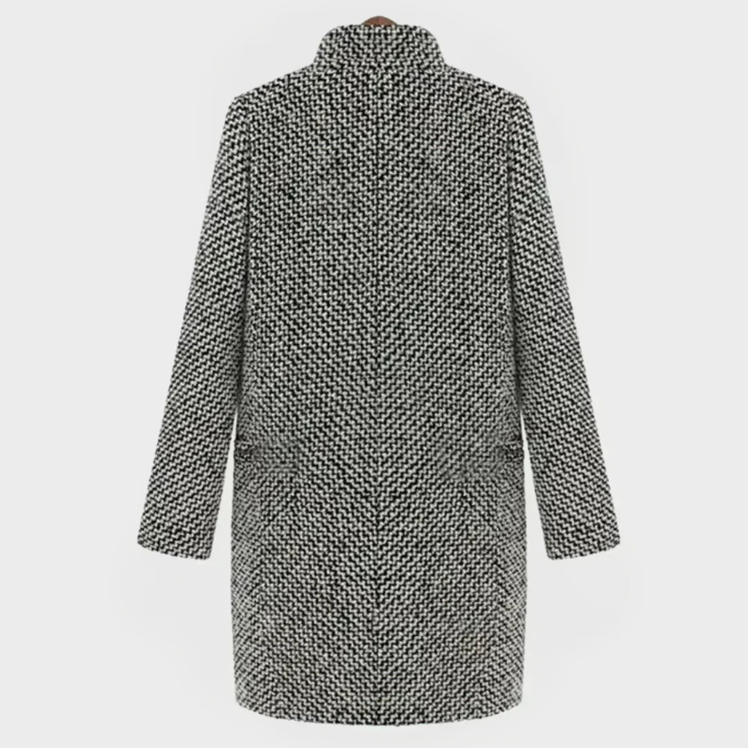 Loren | Midi coat in artisanal wool