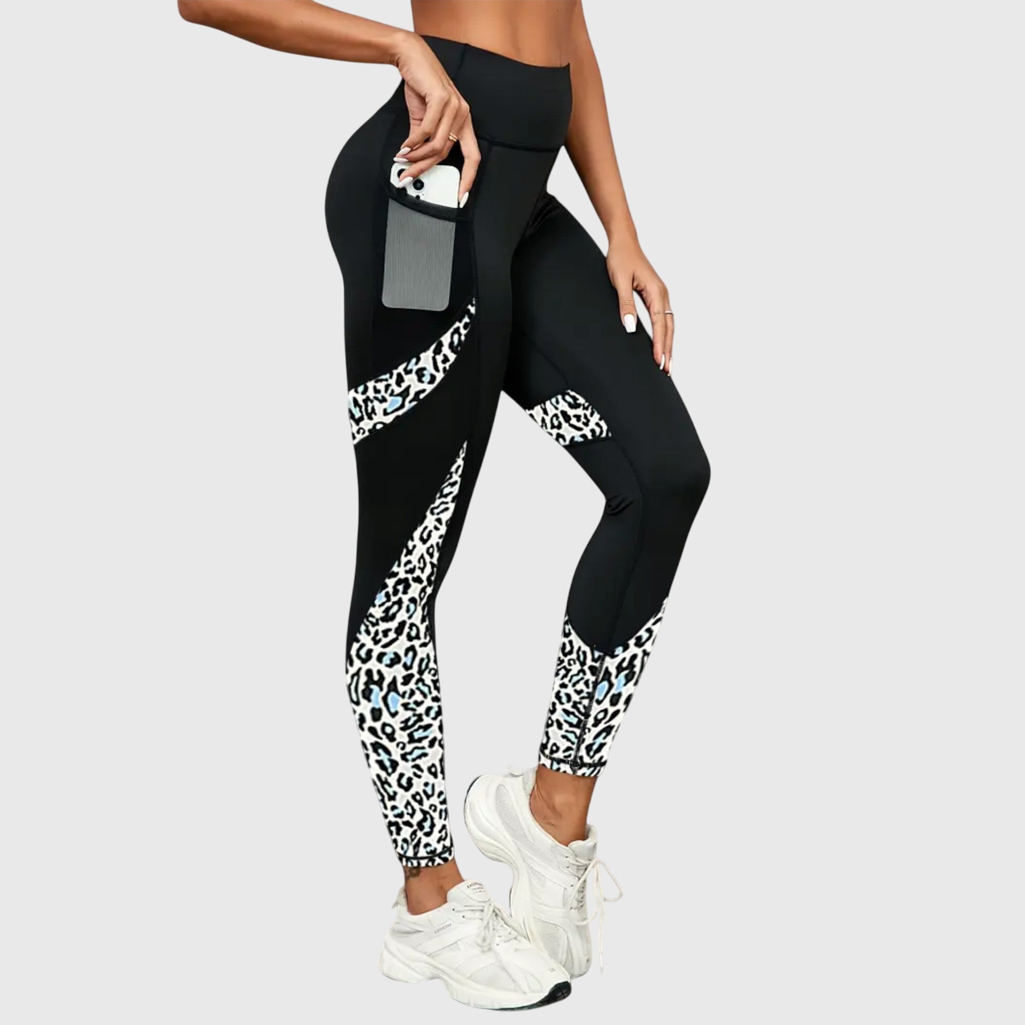 Marlene | High-Waisted Leopard Print Training Pants