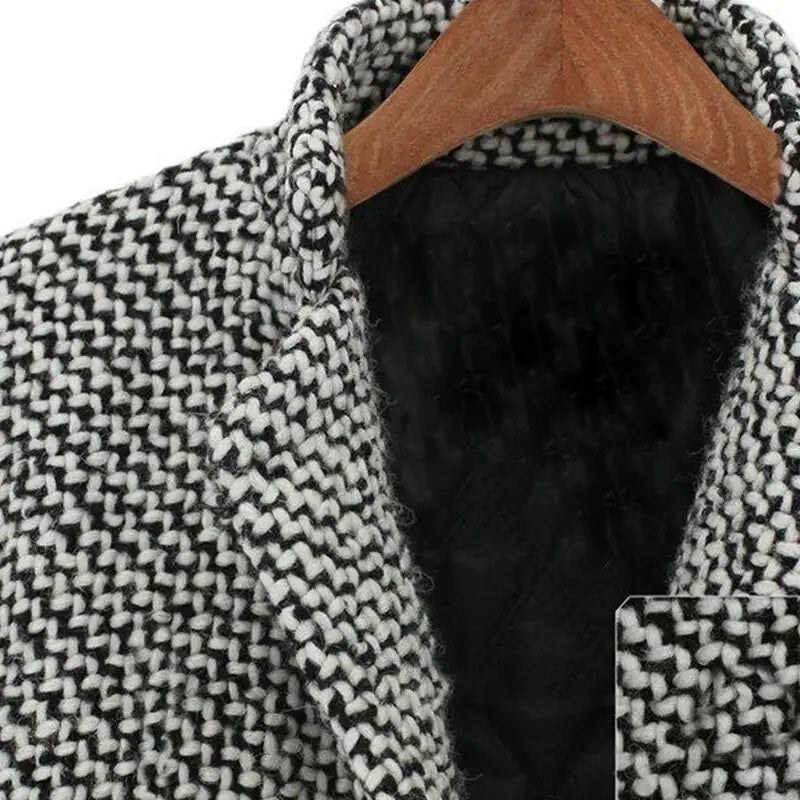 Loren | Midi coat in artisanal wool