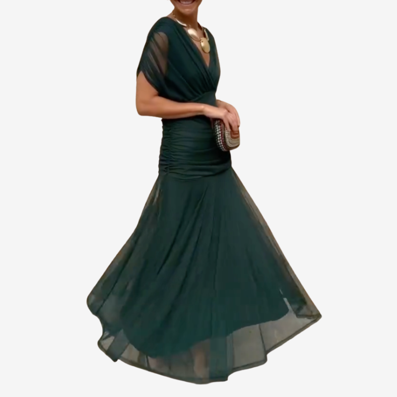 Caroline | Organic Cotton Voile Maxi Dress