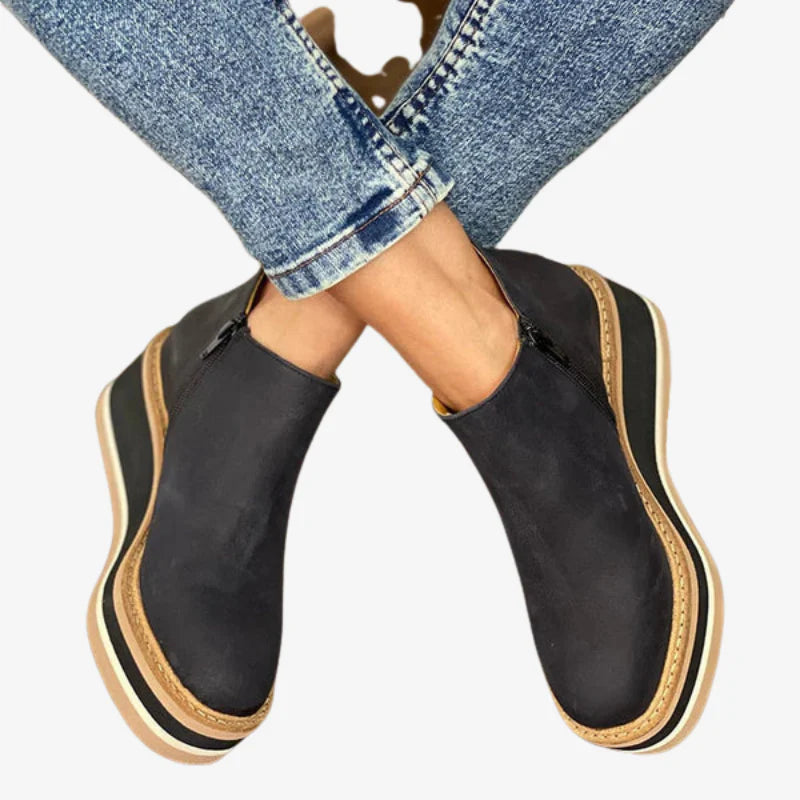 Phoebe | Lightweight Waterproof Leather Boots