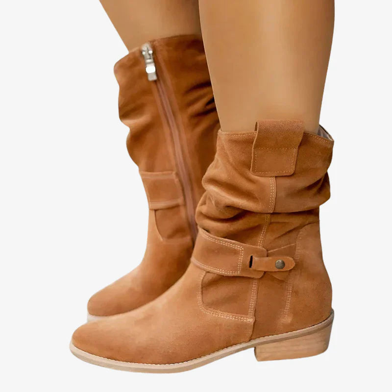 Phoebe | Classic Orthopedic Faux Suede Boots