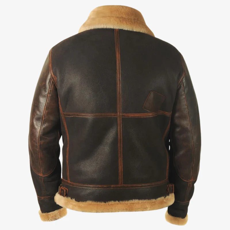 Adam | Vintage Brown Leather Jacket