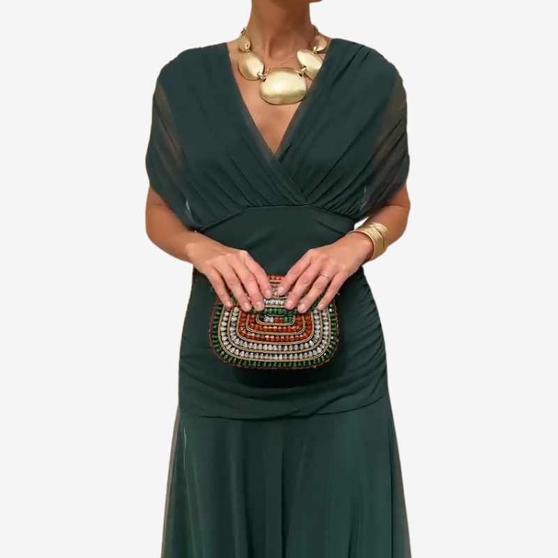 Caroline | Organic Cotton Voile Maxi Dress