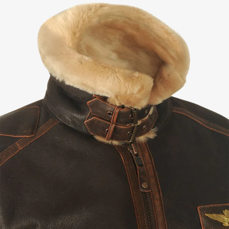 Adam | Vintage Brown Leather Jacket