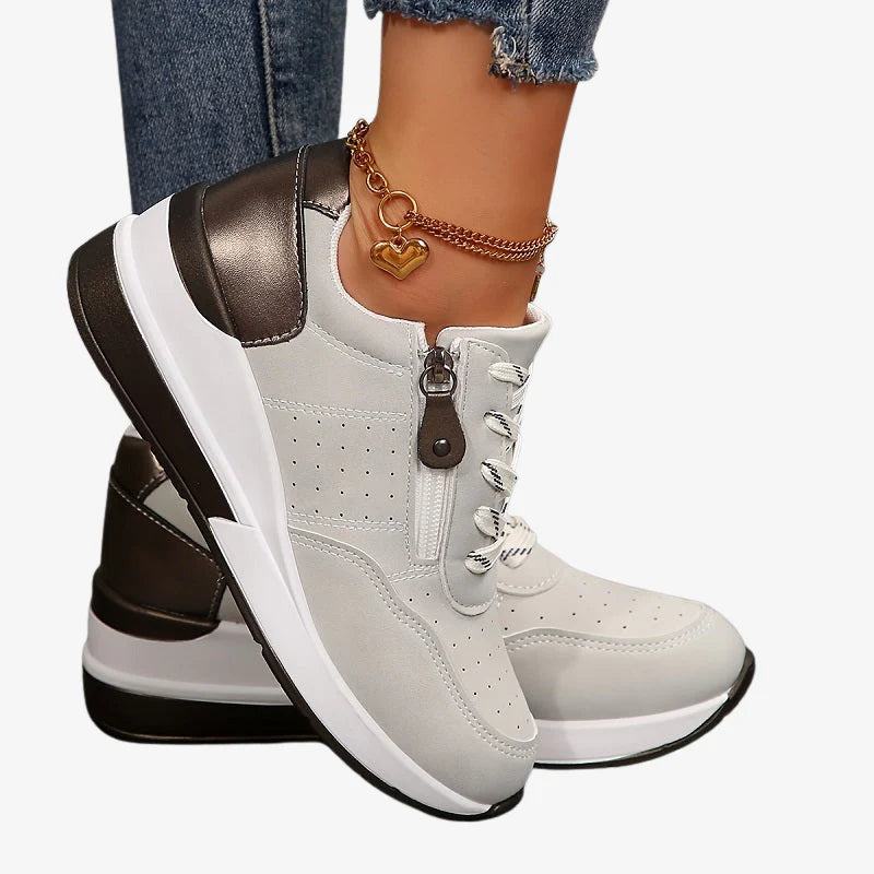 Phoebe | Orthopedic Comfort Vegan Leather Sneakers