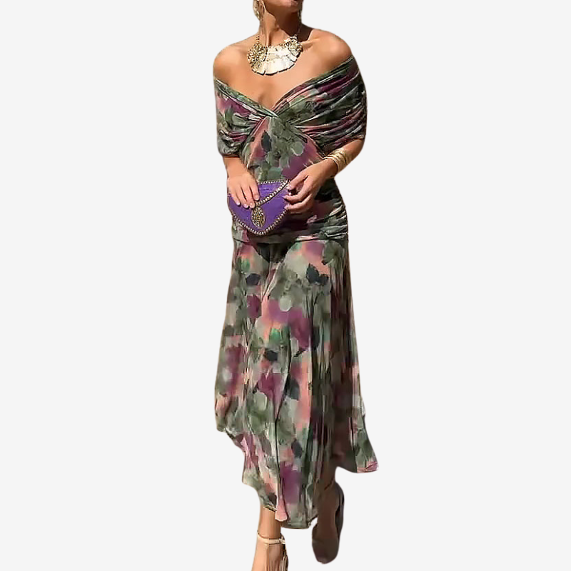 Caroline | Organic Cotton Voile Maxi Dress