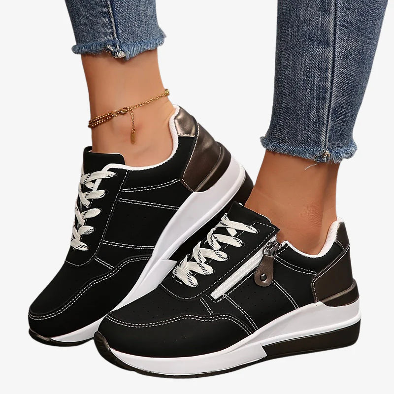 Phoebe | Orthopedic Comfort Vegan Leather Sneakers