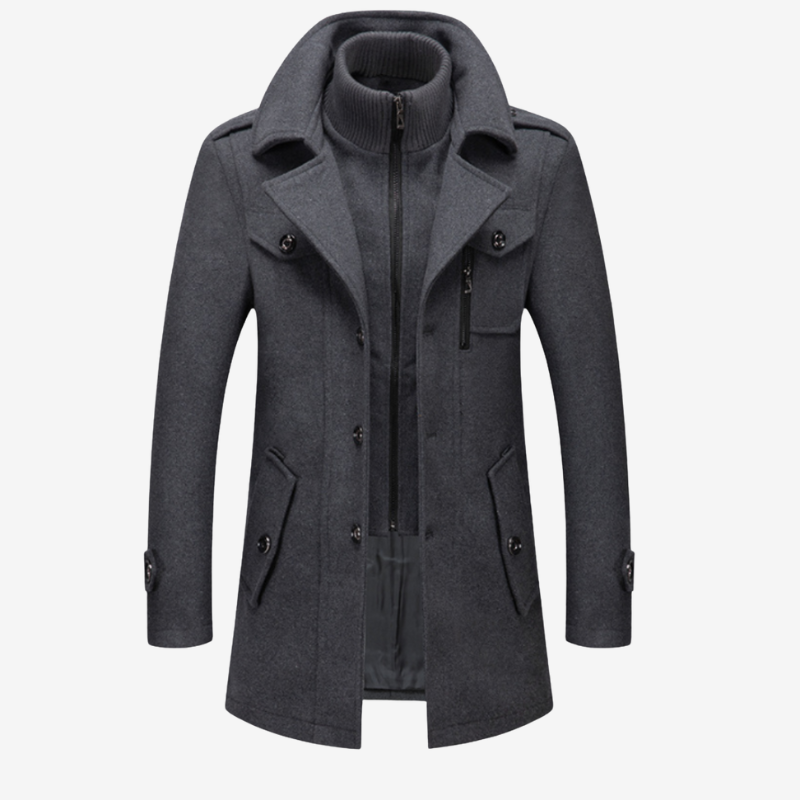 Adam | Warm, Elegant Linen Coat