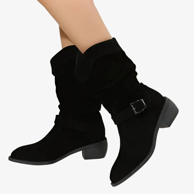 Phoebe | Classic Orthopedic Faux Suede Boots
