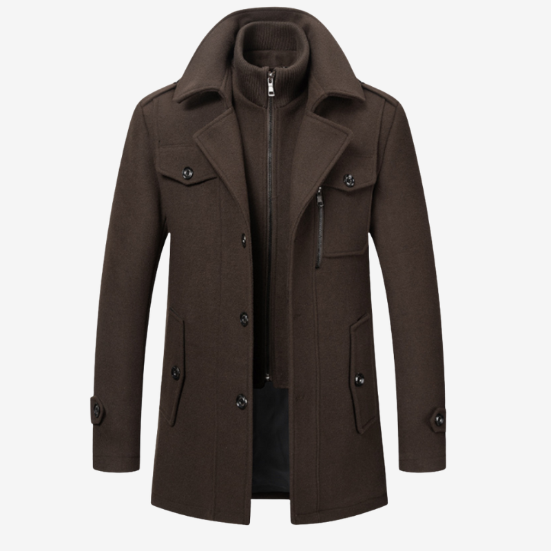 Adam | Warm, Elegant Linen Coat