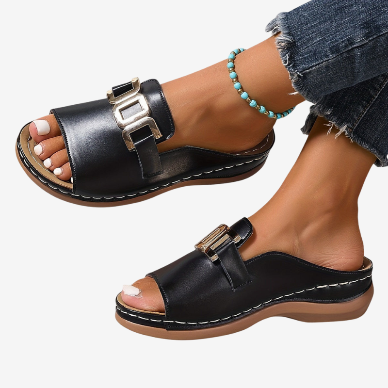 Amber | Comfy Buckle Orthopedic Sandals