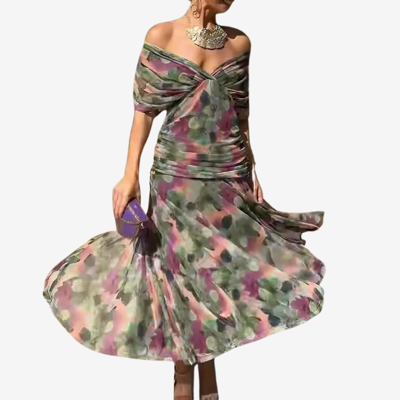 Caroline | Organic Cotton Voile Maxi Dress