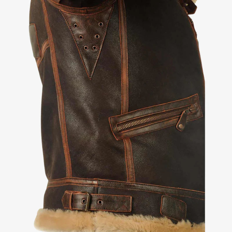 Adam | Vintage Brown Leather Jacket