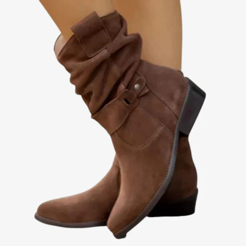 Phoebe | Classic Orthopedic Faux Suede Boots