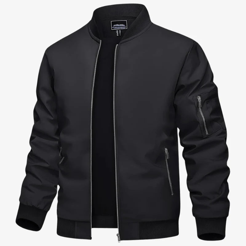 Adam | Modern Zip-Up Nylon Jacket