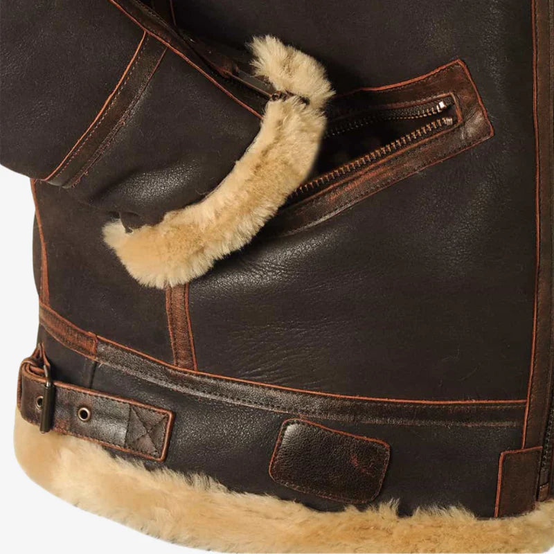 Adam | Vintage Brown Leather Jacket