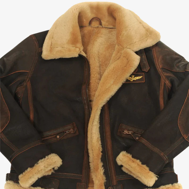 Adam | Vintage Brown Leather Jacket