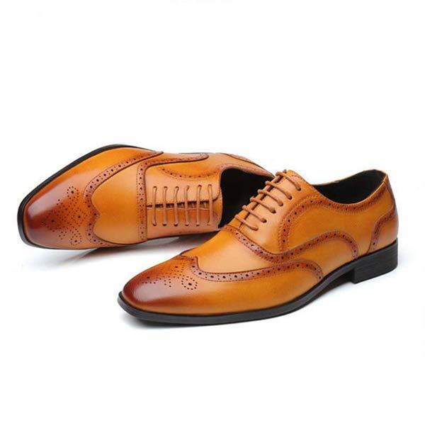 VALENTINO | MEN'S BROGUE BUSINESS SHOES