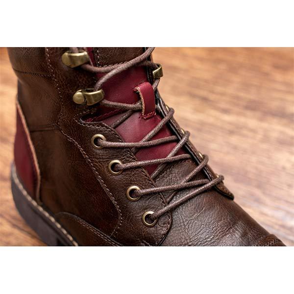 MARTIN | MEN'S PATCHWORK ANKLE BOOTS