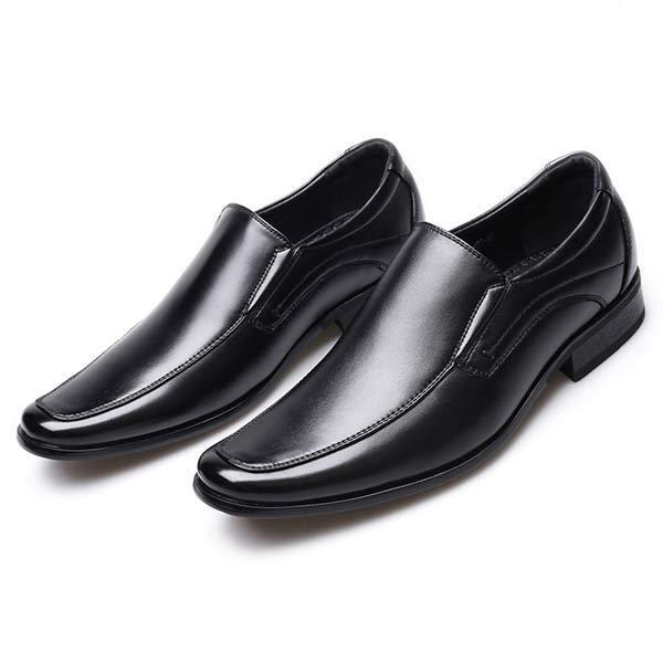 VALENTINO | MEN'S SLIP ON SMALL SQUARE LEATHER SHOES