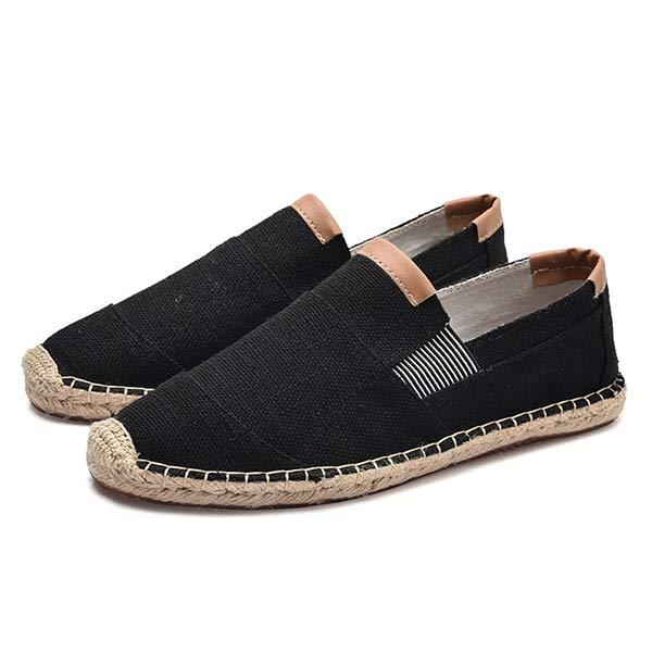 MARTIN | MEN'S LINEN CANVAS FISHERMAN'S SHOES