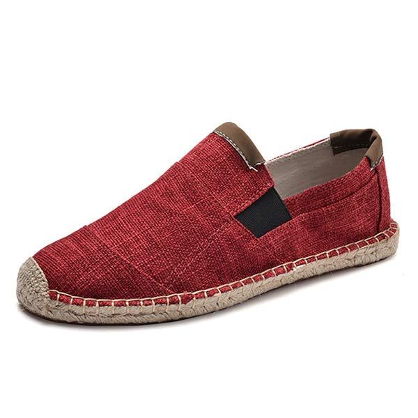 MARTIN | MEN'S LINEN CANVAS FISHERMAN'S SHOES