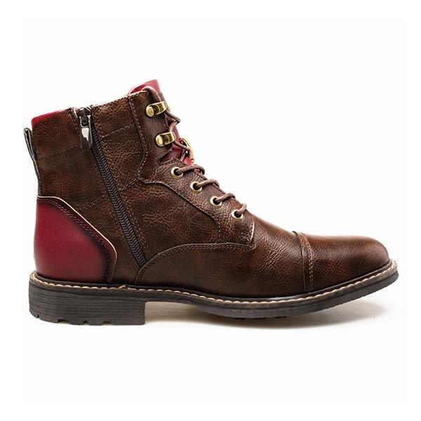 MARTIN | MEN'S PATCHWORK ANKLE BOOTS