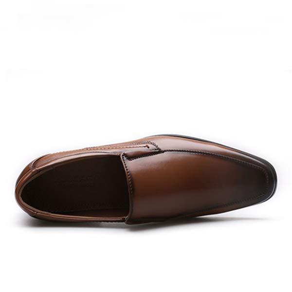 VALENTINO | MEN'S SLIP ON SMALL SQUARE LEATHER SHOES