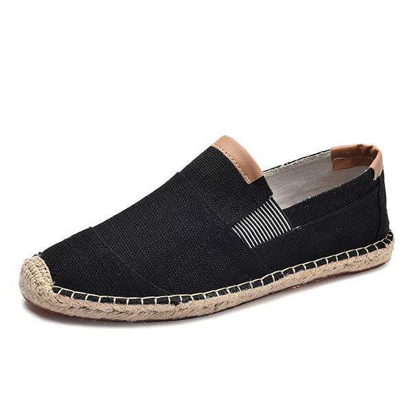 MARTIN | MEN'S LINEN CANVAS FISHERMAN'S SHOES