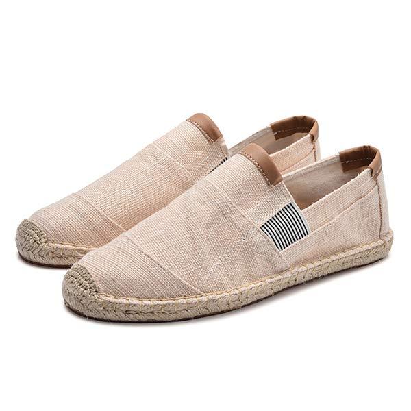 MARTIN | MEN'S LINEN CANVAS FISHERMAN'S SHOES