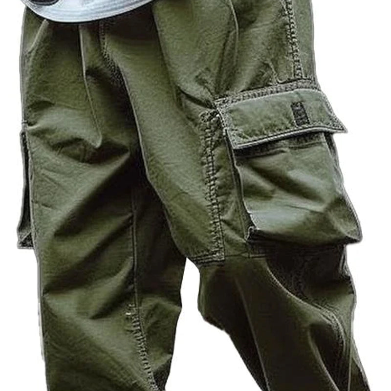 John | Men's Casual Outdoor Multi-pocket Cotton Cargo Pants