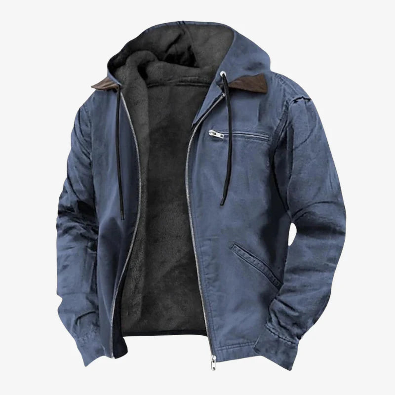 Leo | Modern Linen Jacket with Hood