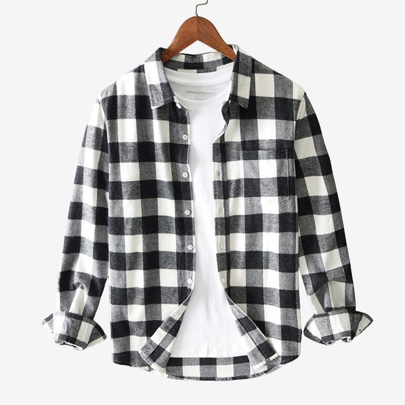 Dale | Premium Cotton Plaid Polo