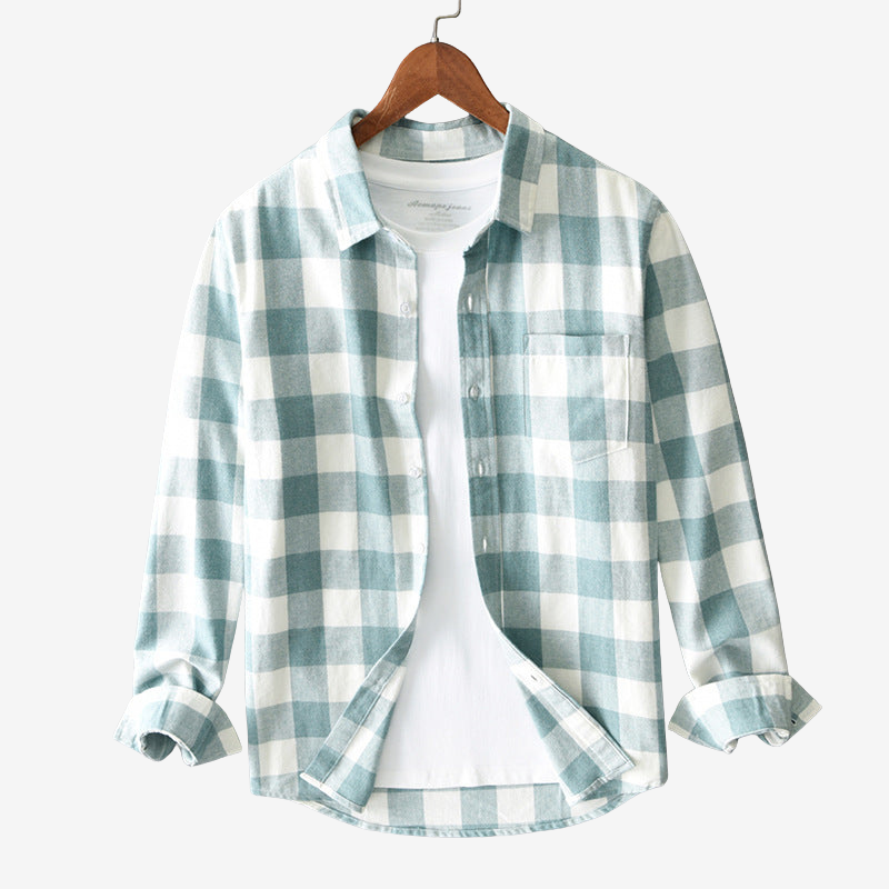 Dale | Premium Cotton Plaid Polo