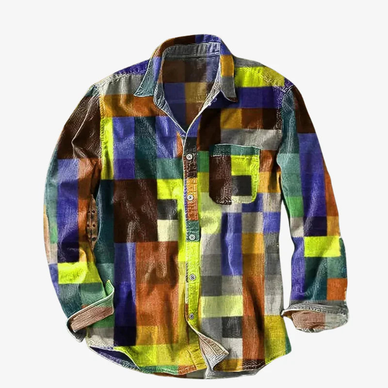 Leo | Vintage patchwork cotton Polo