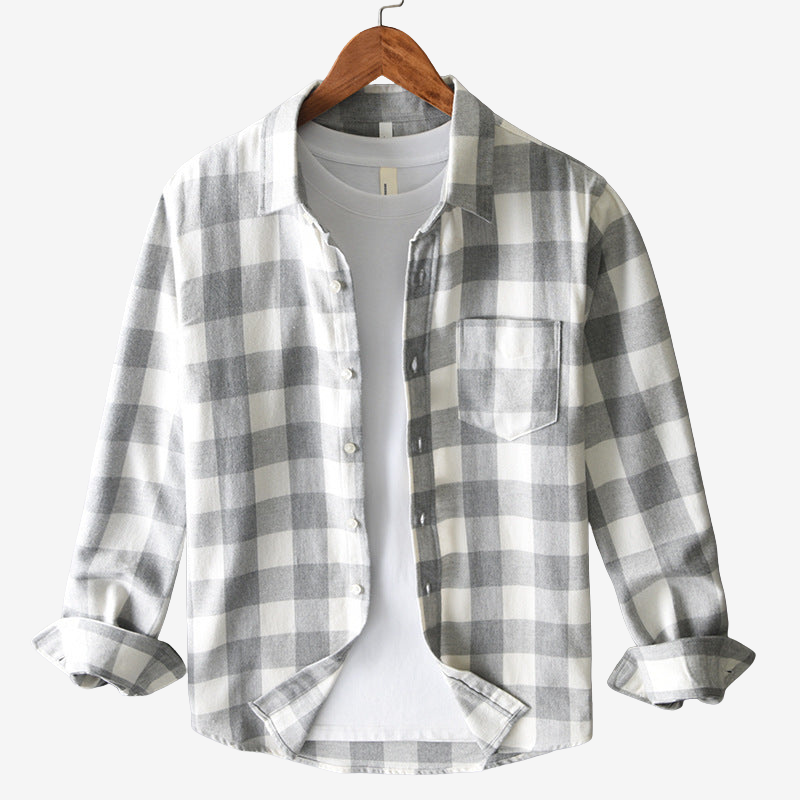 Dale | Premium Cotton Plaid Polo