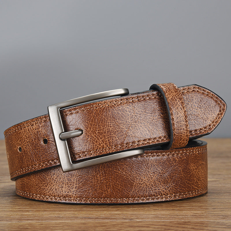 Hudson | Men's Retro All-match PU Leather Pin Buckle Belt