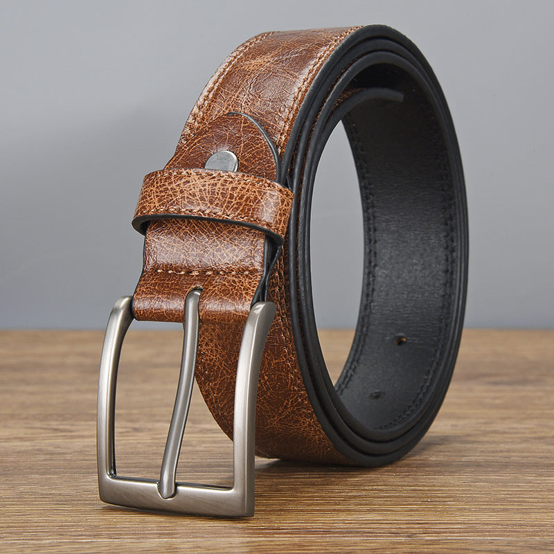 Hudson | Men's Retro All-match PU Leather Pin Buckle Belt