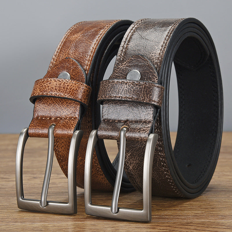 Hudson | Men's Retro All-match PU Leather Pin Buckle Belt