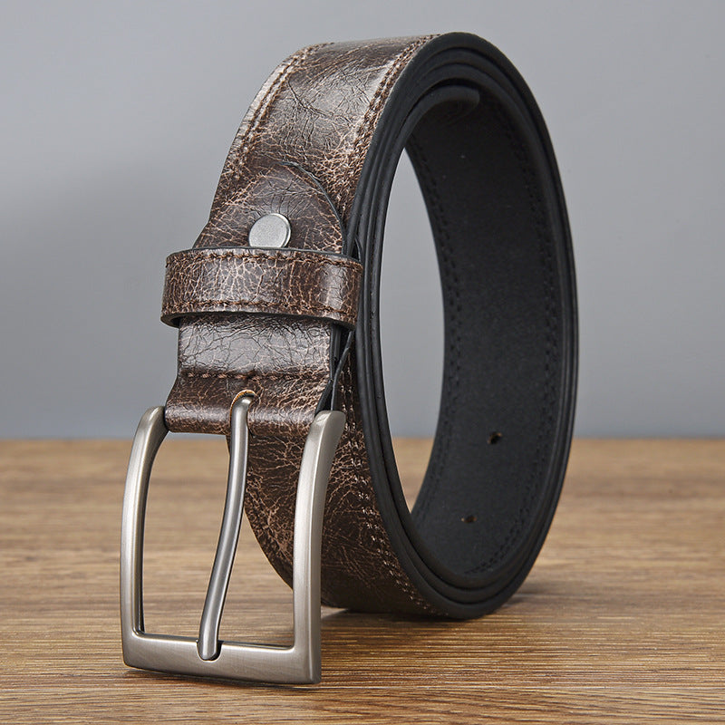 Hudson | Men's Retro All-match PU Leather Pin Buckle Belt