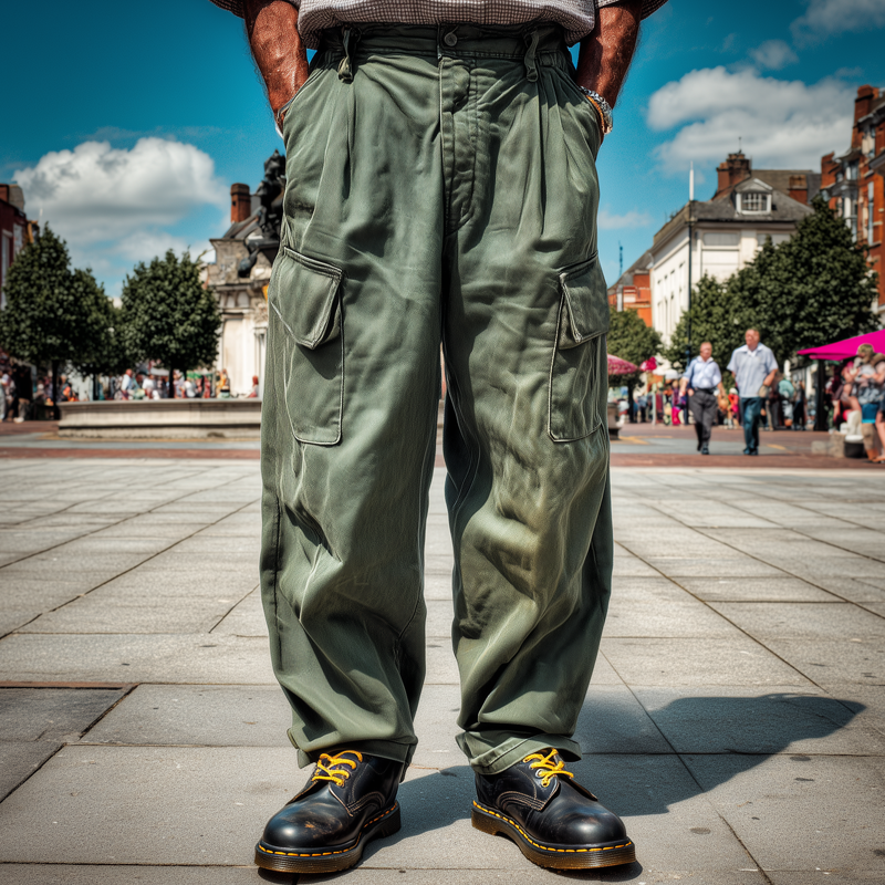 John | Men's Classic Loose Twill Cargo Pants