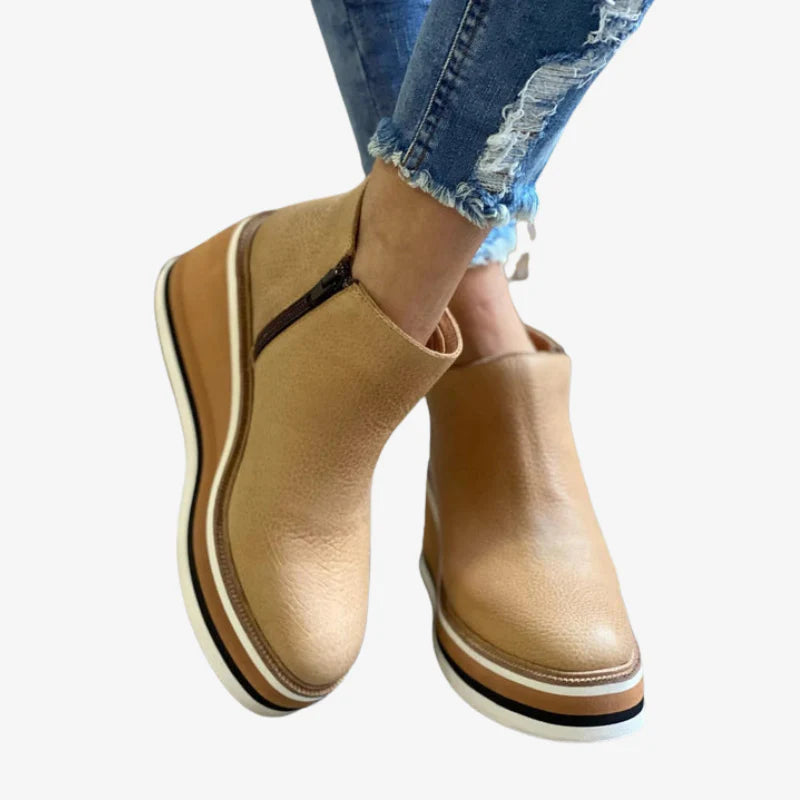 Phoebe | Lightweight Waterproof Leather Boots