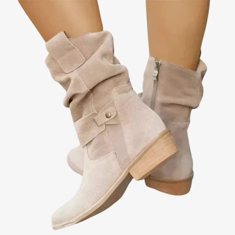 Phoebe | Classic Orthopedic Faux Suede Boots